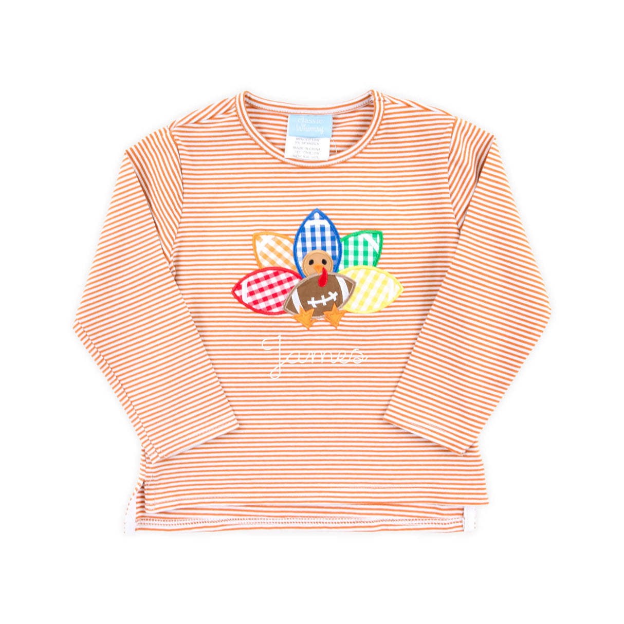 Turkey Football Brown Stripe Long Sleeve Shirt