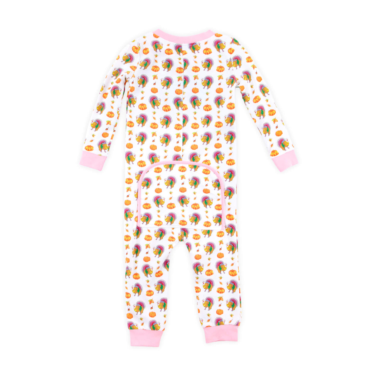 Autumn Turkey Pink Zip Sleeper