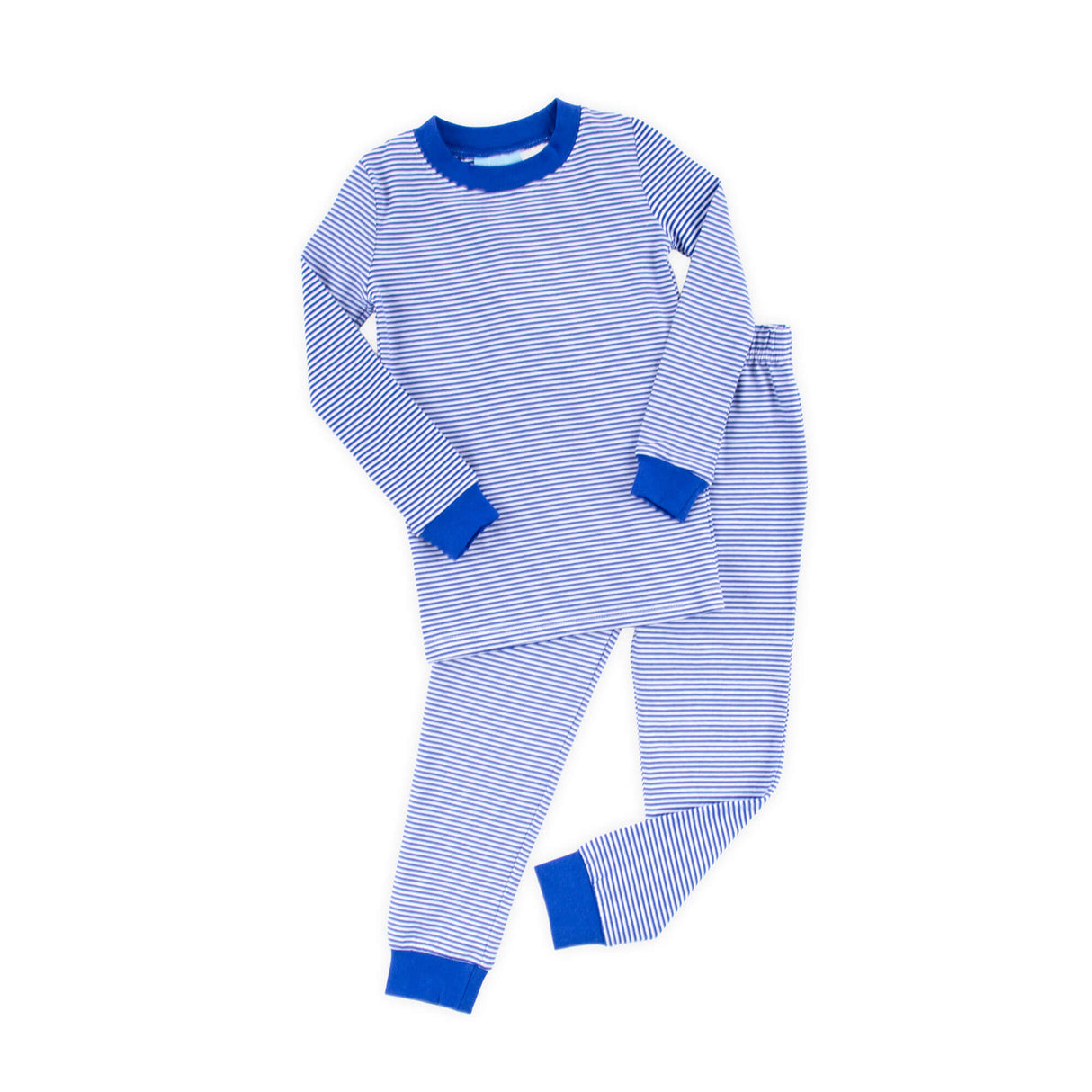 Royal Blue Thin Stripe Pajamas