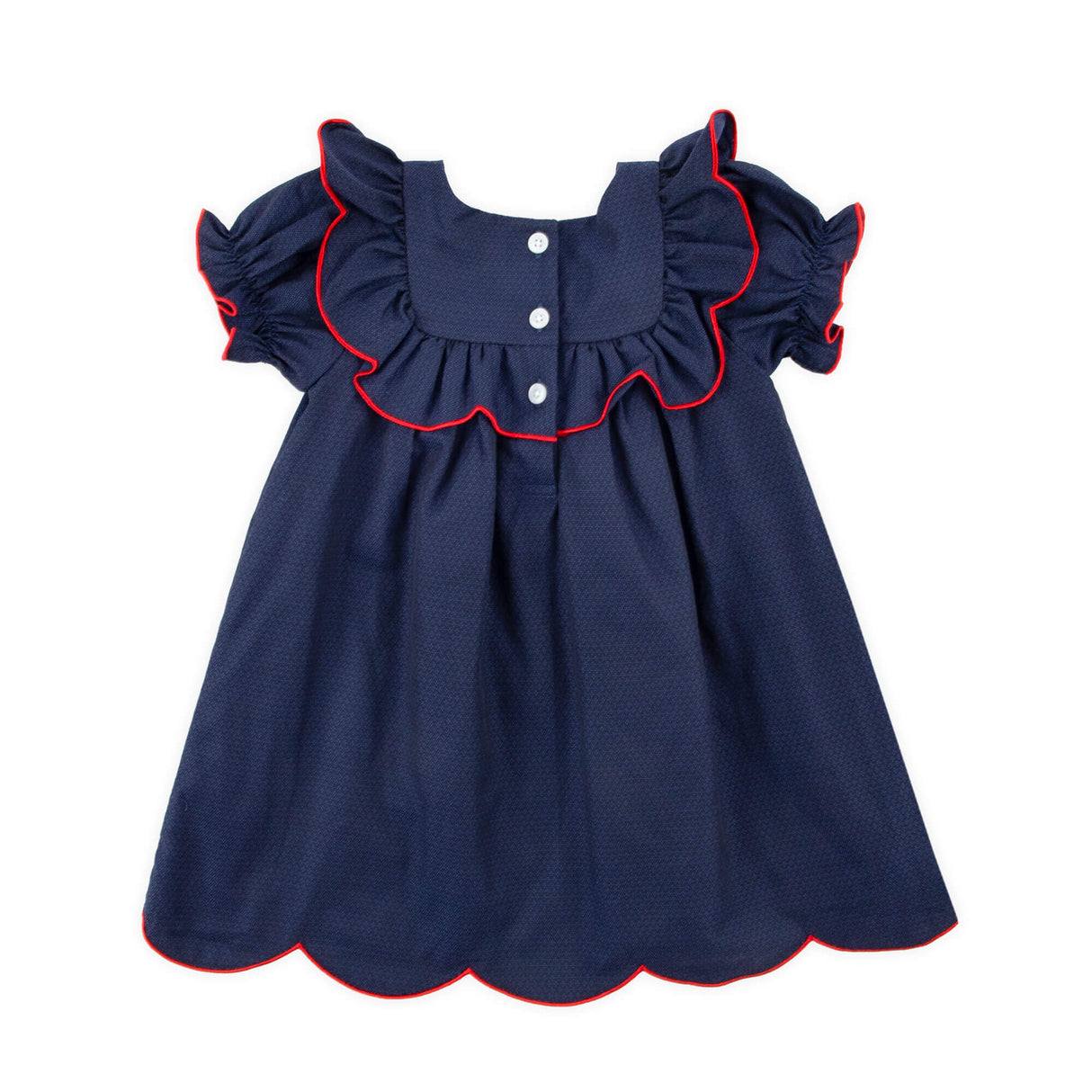 Holly Navy Lacey Dress