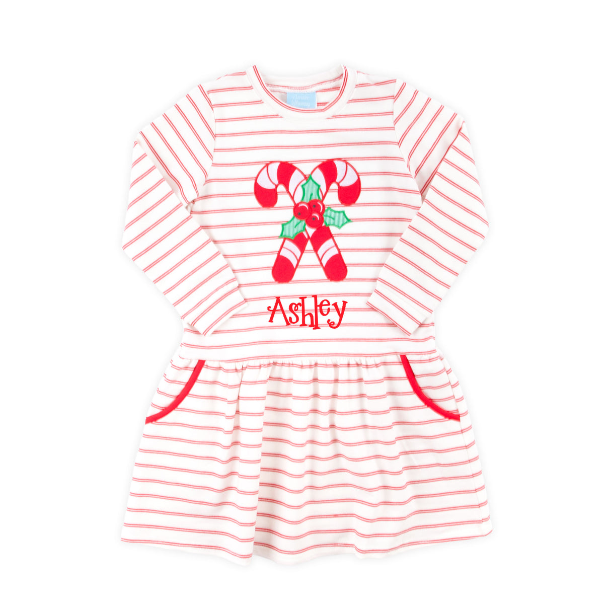 Candy Cane Red Stripe Izzy Dress