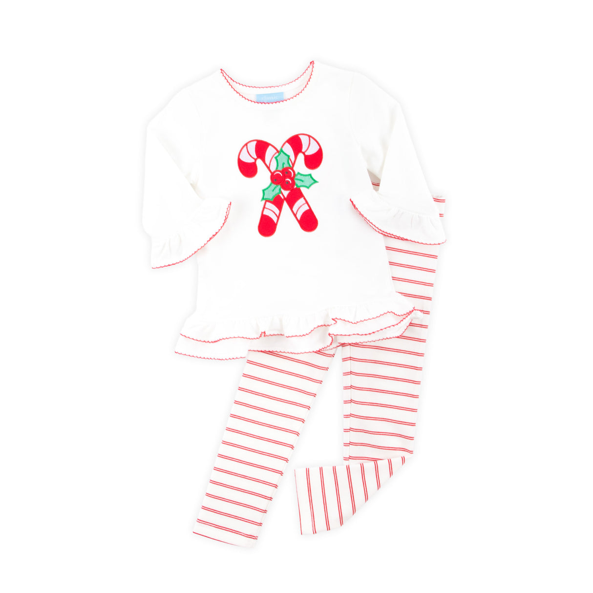 Candy Cane Red Stripe Milly Legging Set