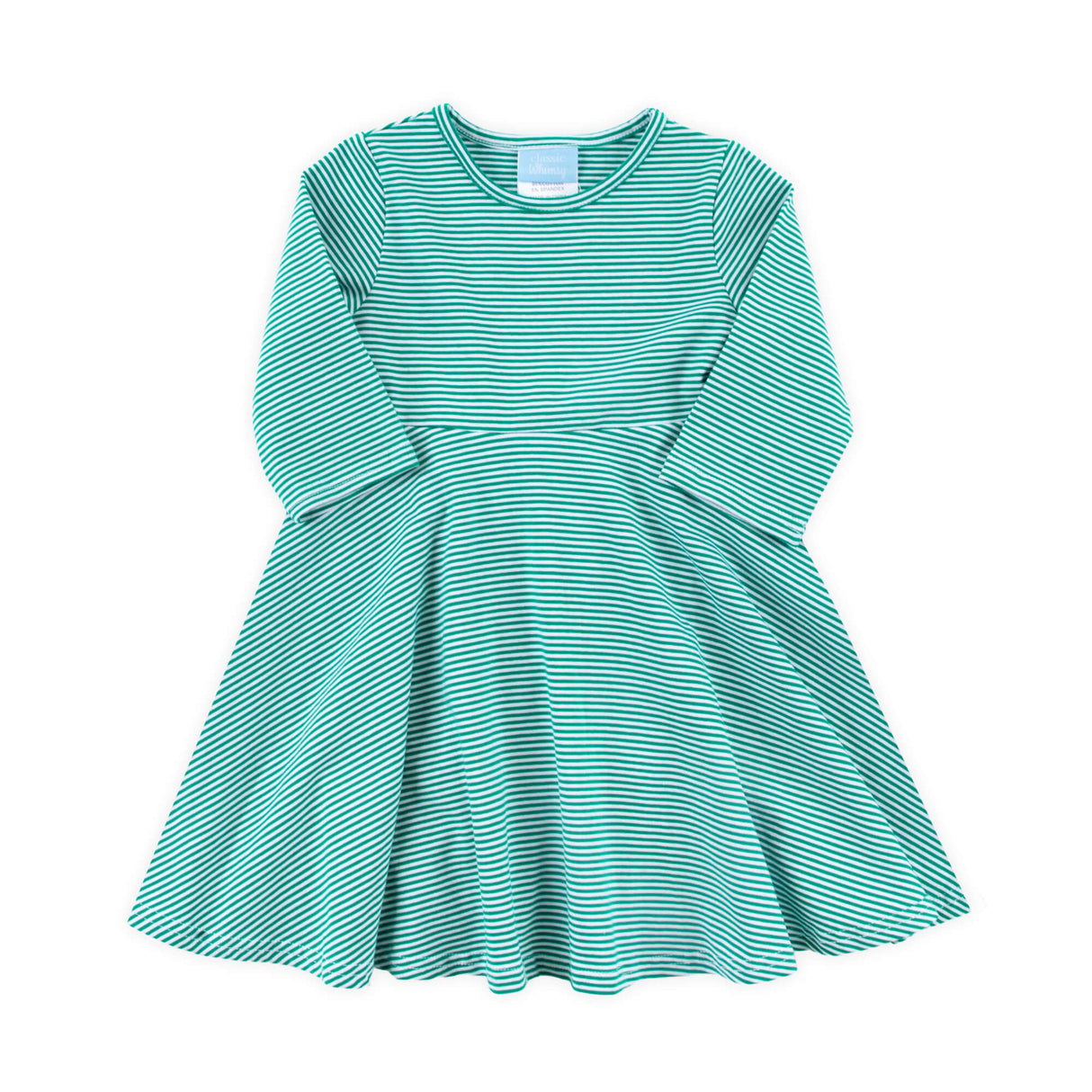 Green Stripe Sophia Dress