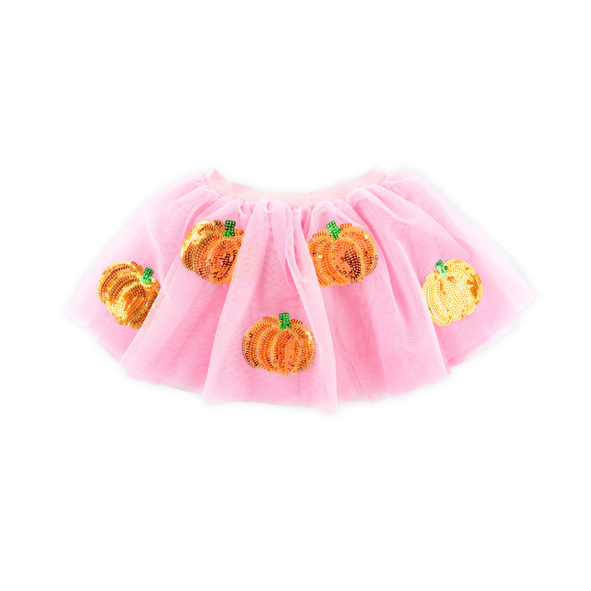 Pumpkin Sequin Tutu Skirt