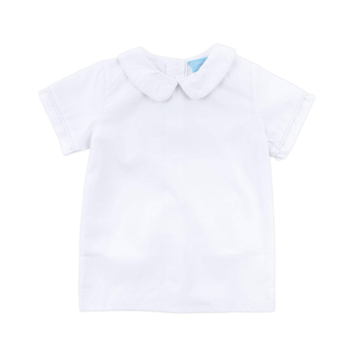 Boys White Short Sleeve Undershirt