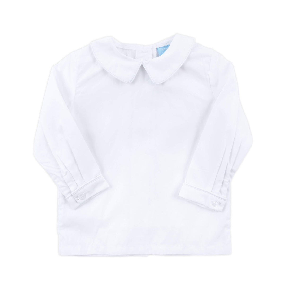 Boys White Long Sleeve Undershirt