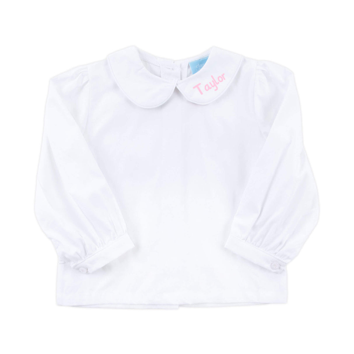 Girls Long Sleeve Undershirt White