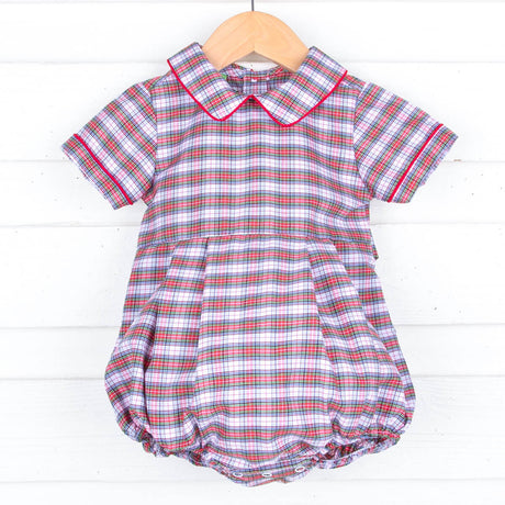 Edinburgh Plaid Collared Bubble