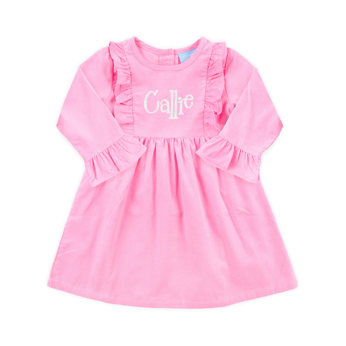 Pink Corduroy Olivia Dress