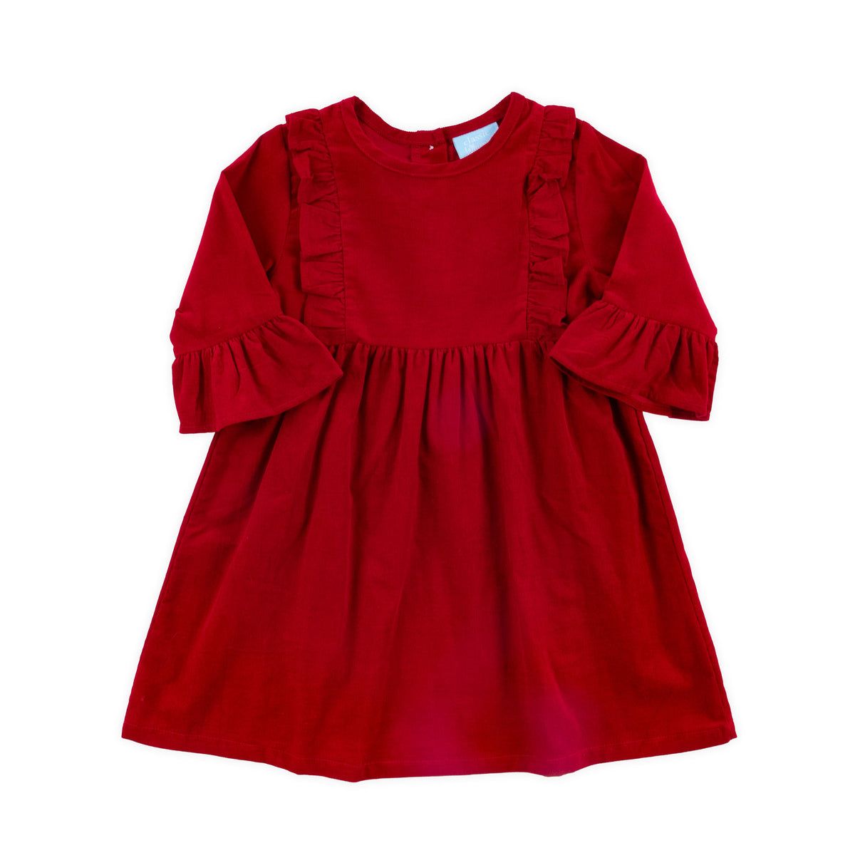 Red Corduroy Olivia Dress