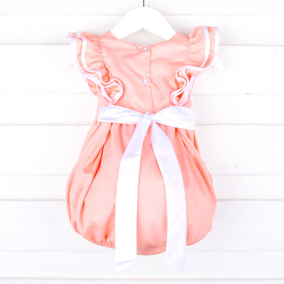 Peach Pique Alice Bubble