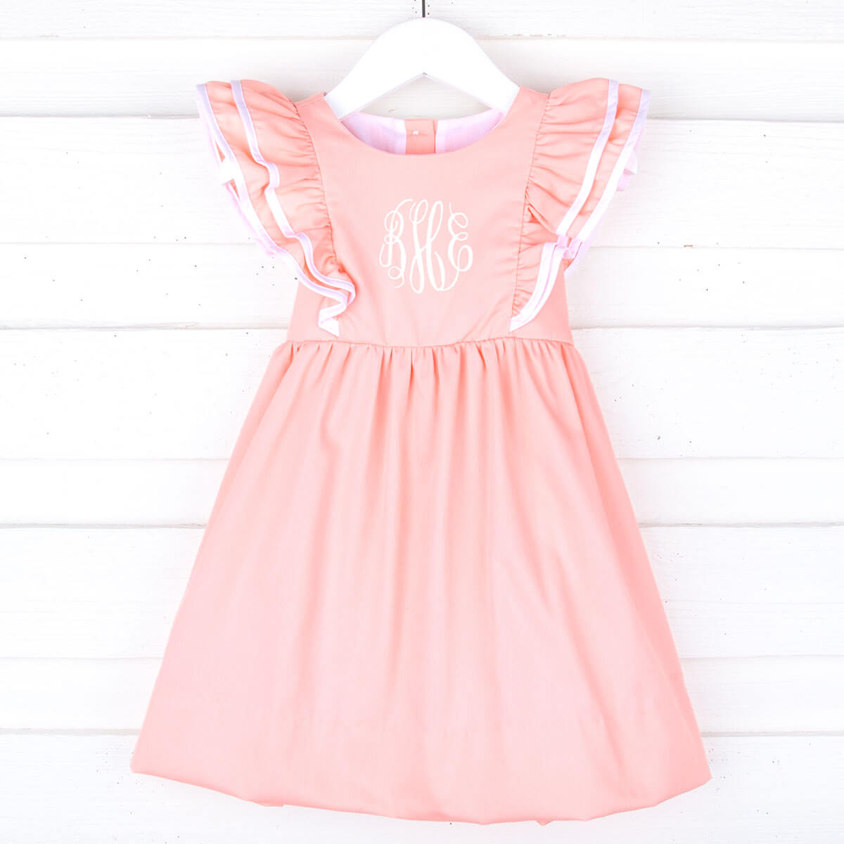 Peach Pique Alice Dress
