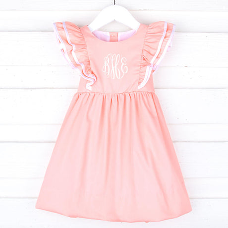 Peach Pique Alice Dress