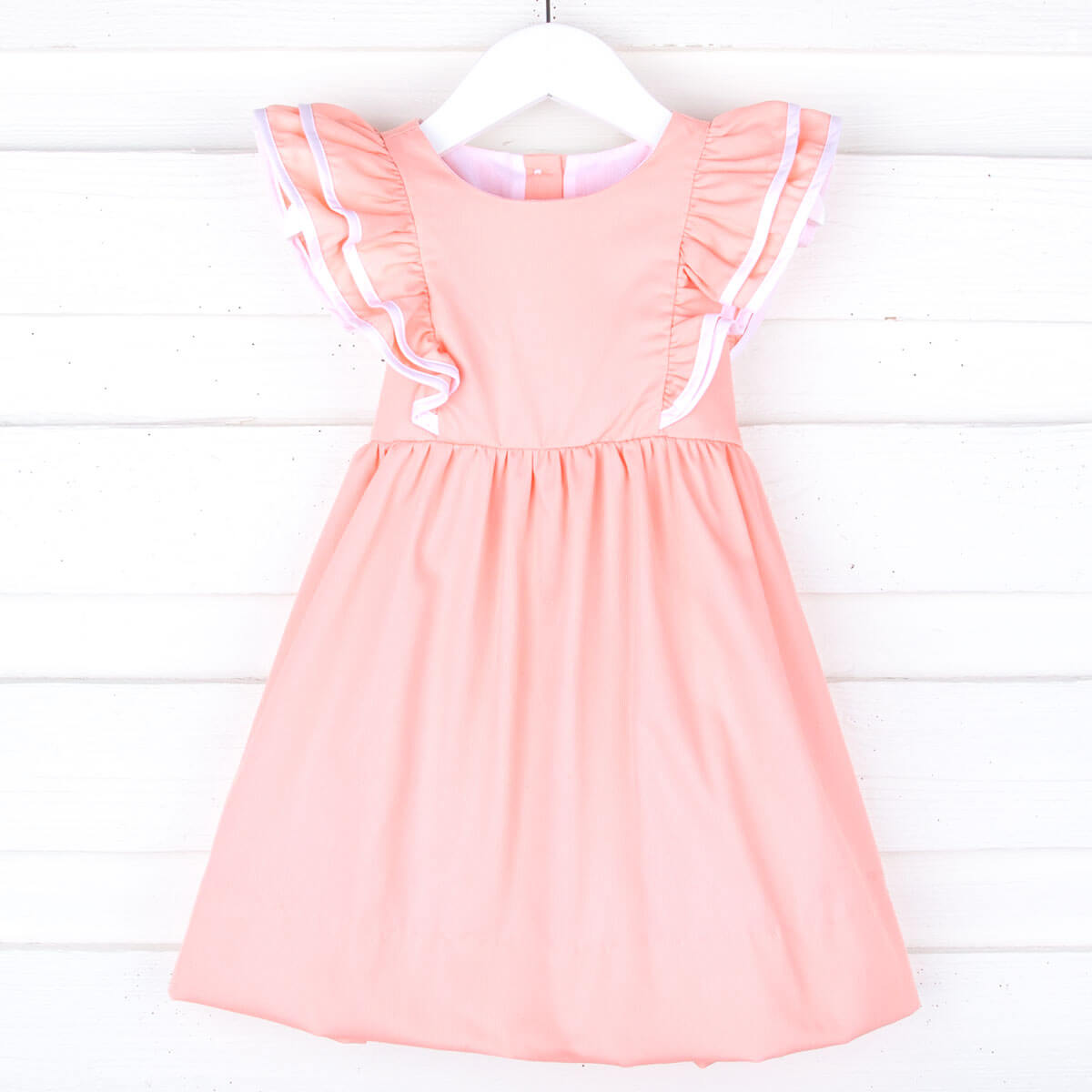 Peach Pique Alice Dress