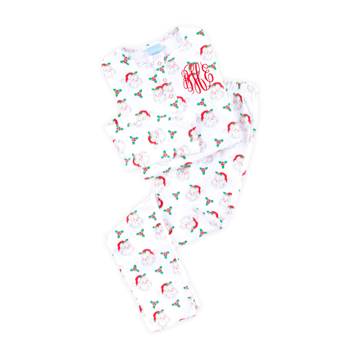 Vintage Santa White Women's Pajamas