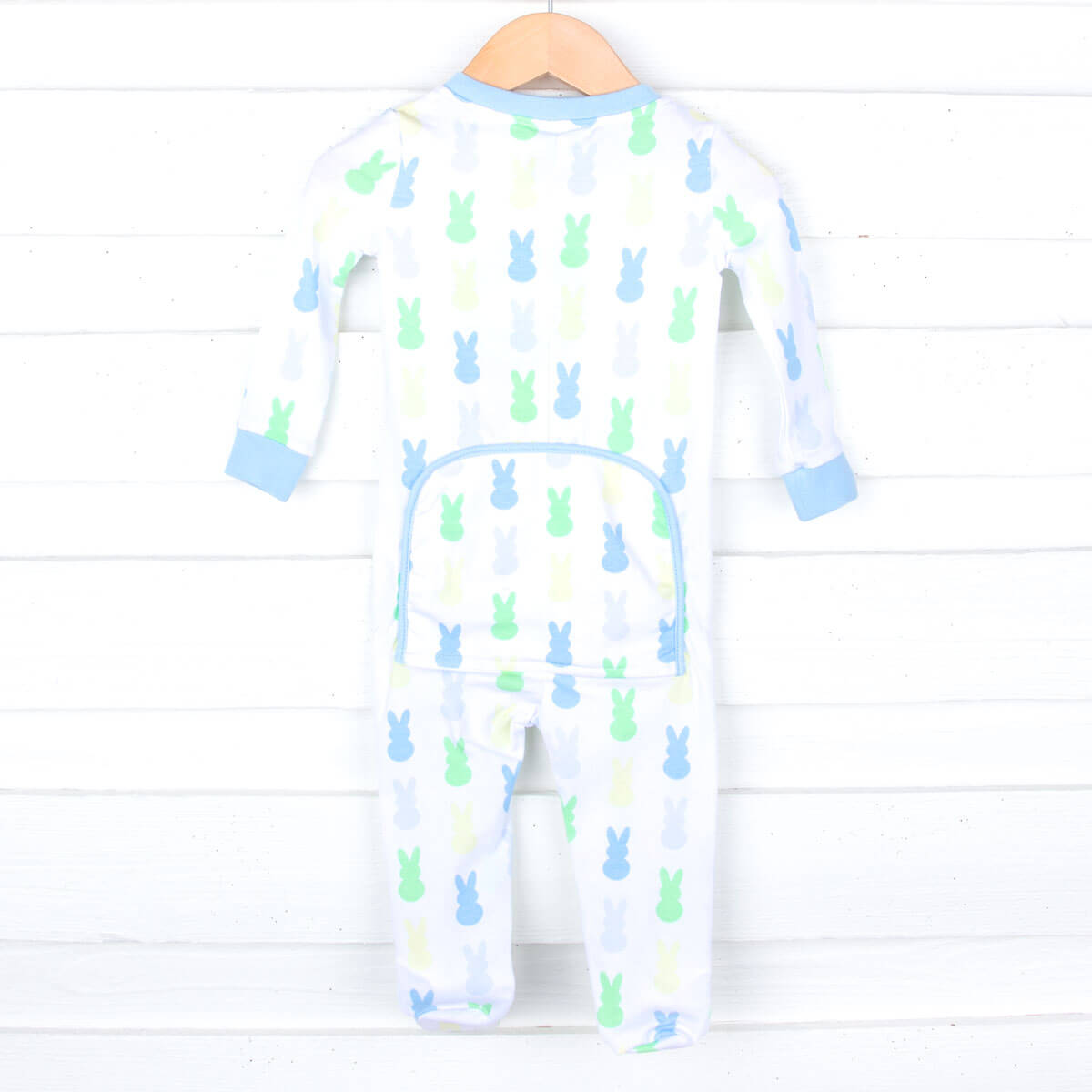 Colorful Peeps Blue Zip Sleeper