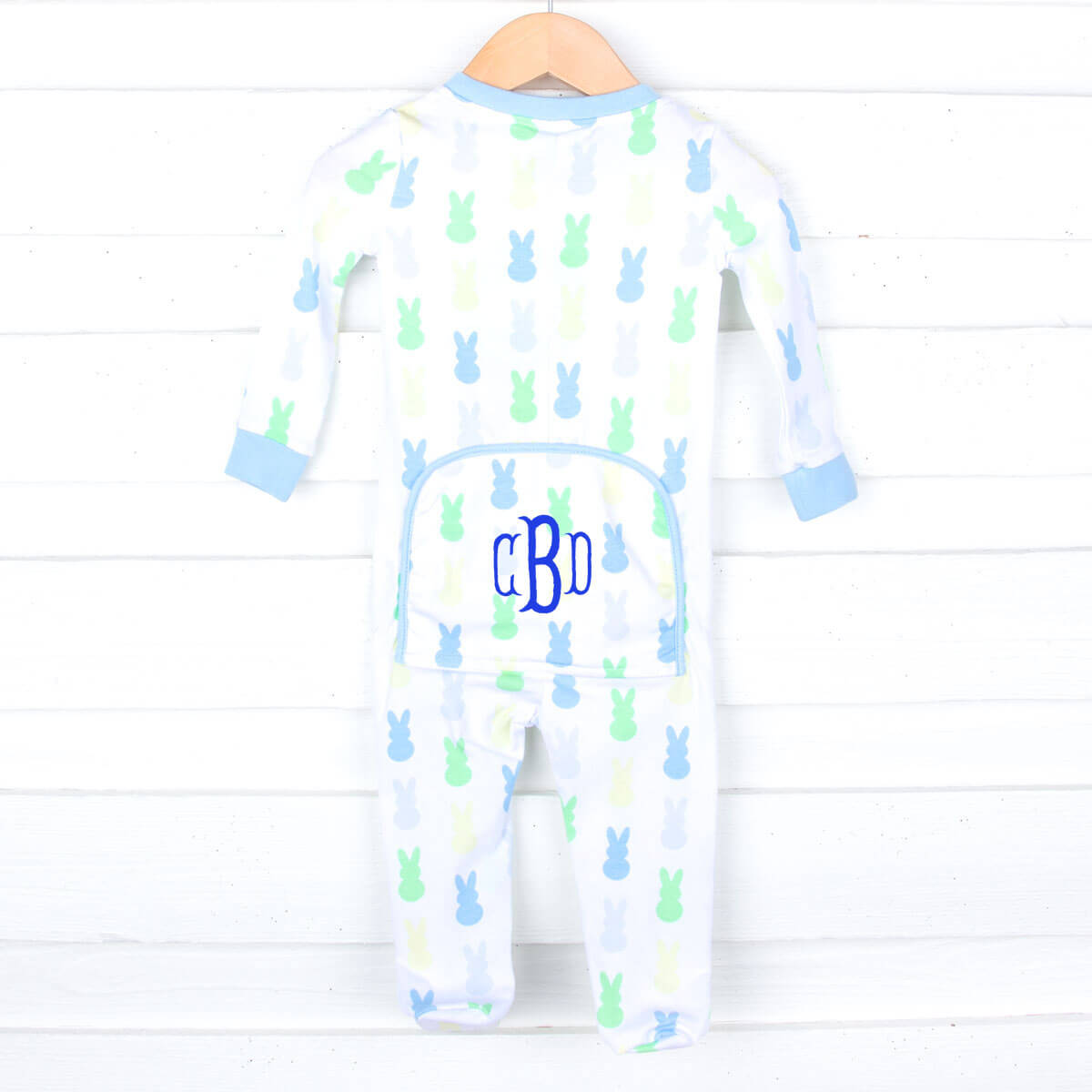 Colorful Peeps Blue Zip Sleeper