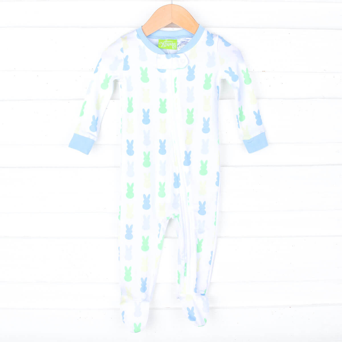 Colorful Peeps Blue Zip Sleeper