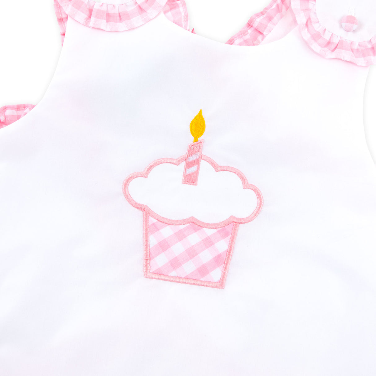 Cupcake Applique Popover Bloomer Set
