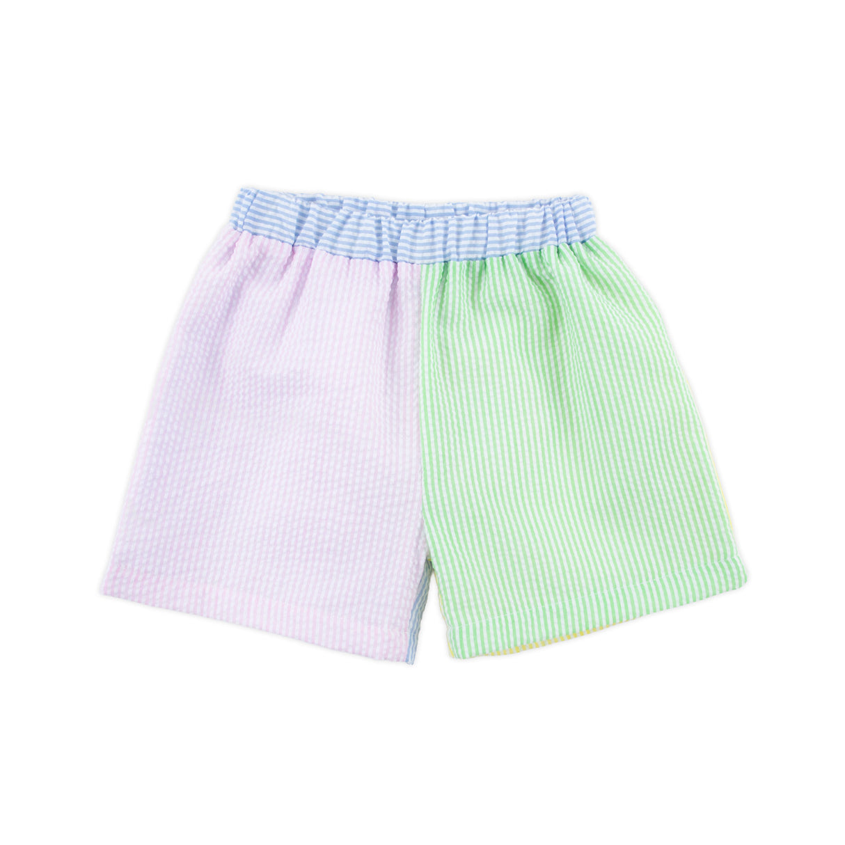 Multi Stripe Seersucker Shorts