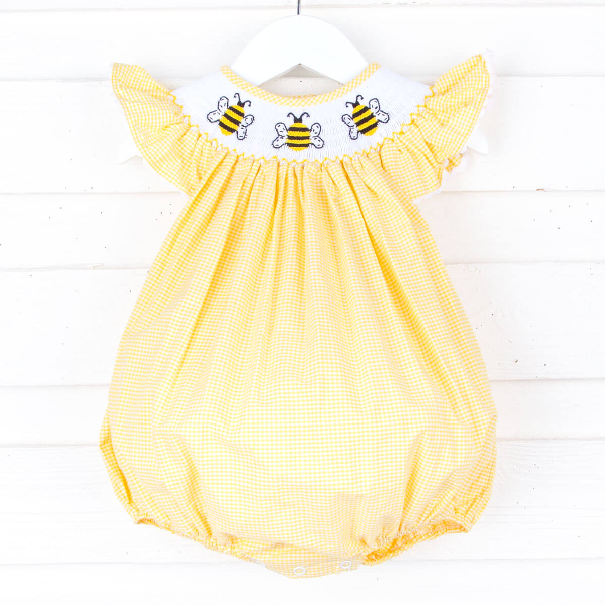Buzzy Bee Smocked Bishop Bubble