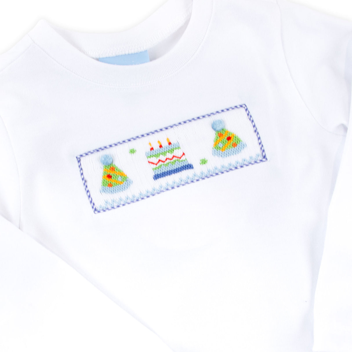 Birthday Smocked Royal Pant Set