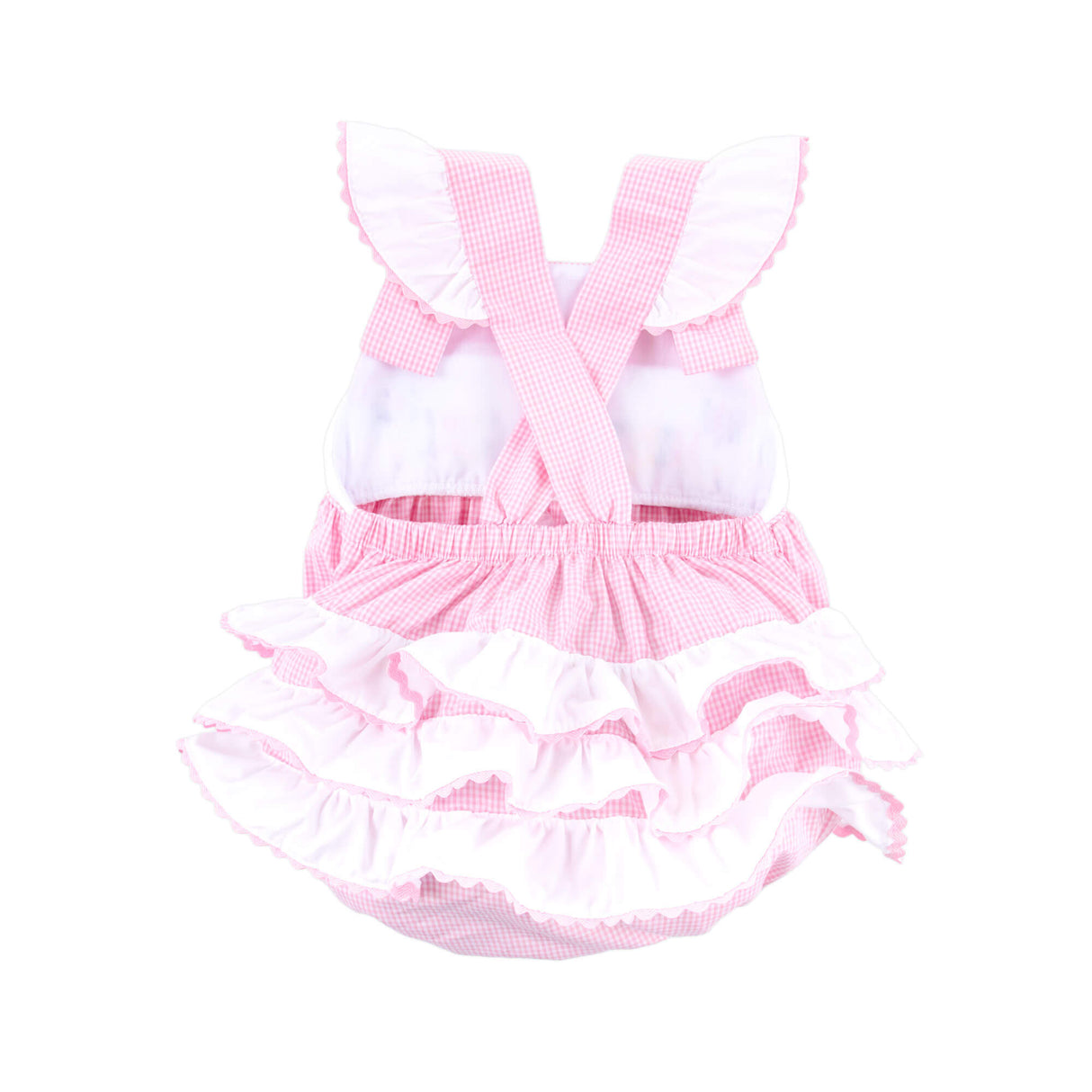 Birthday Girl Smocked Pink Leah Bubble