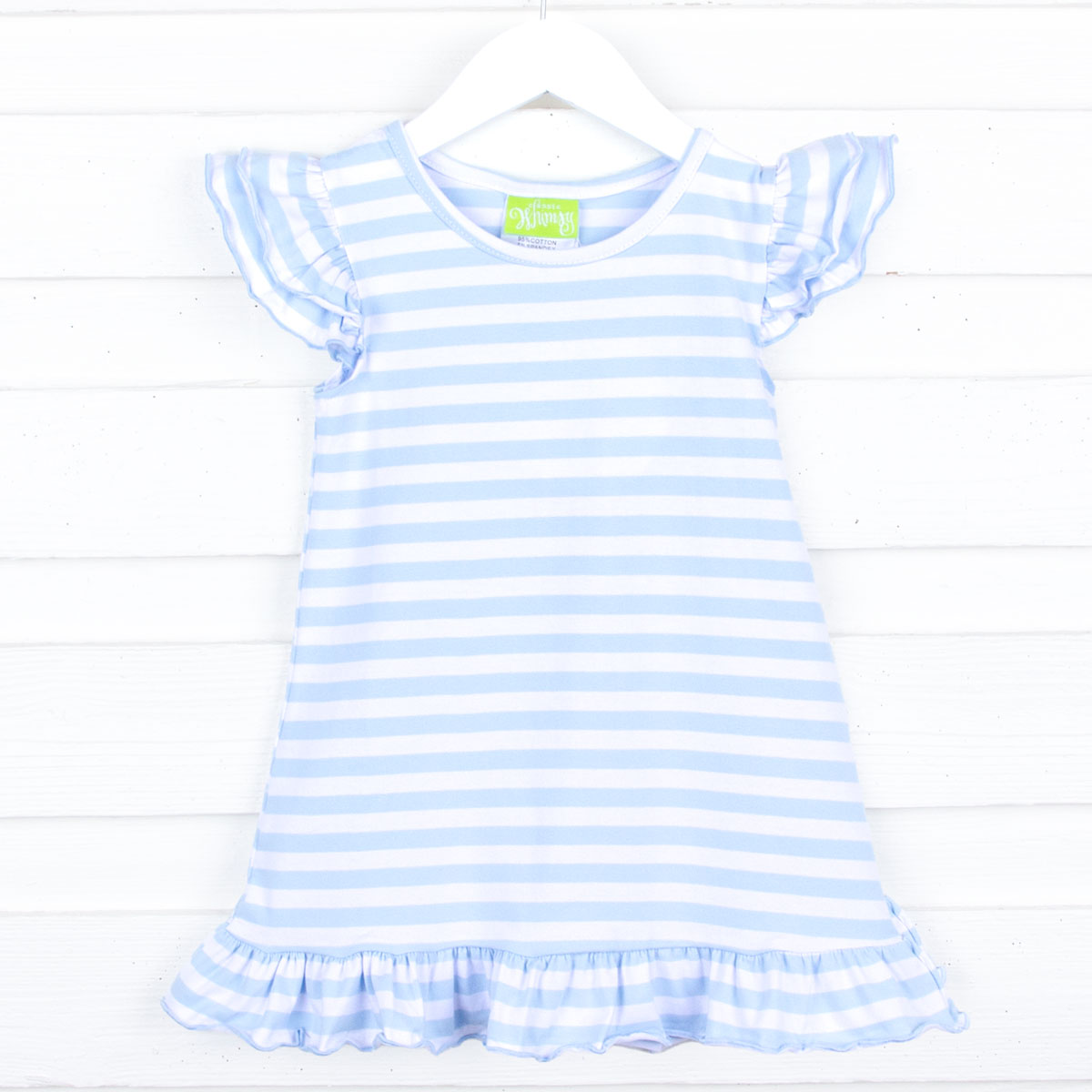 Light Blue Wide Stripe Milly Dress