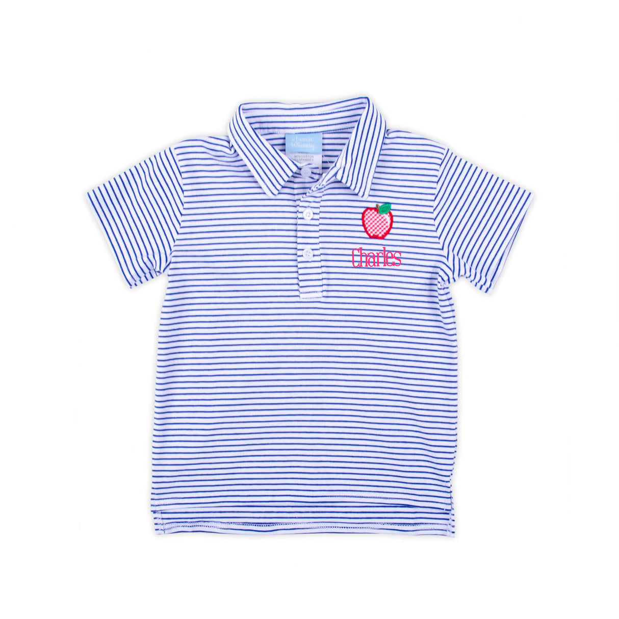 Good Apple Royal Stripe Polo Shirt