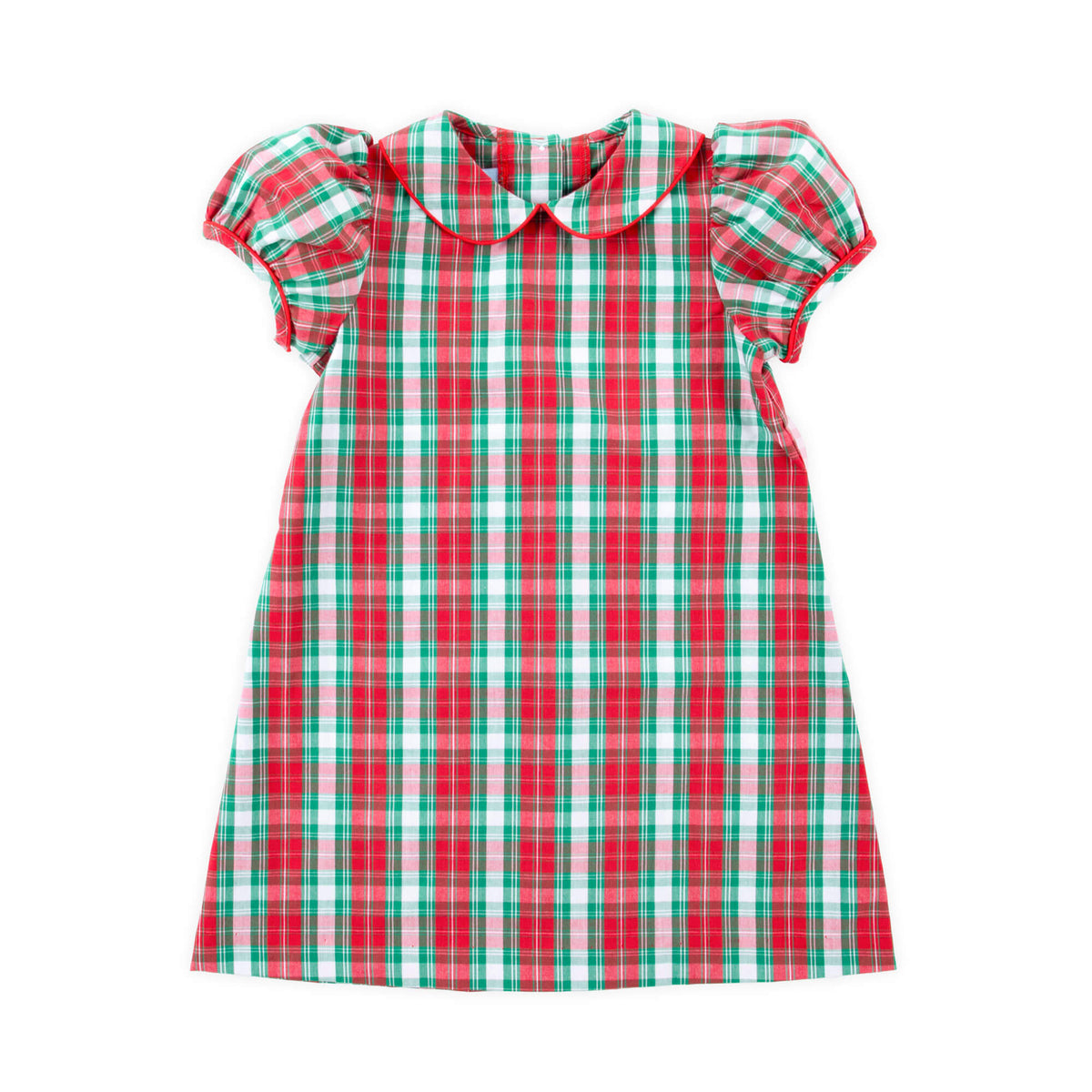 Red & Green Plaid Sally Dress