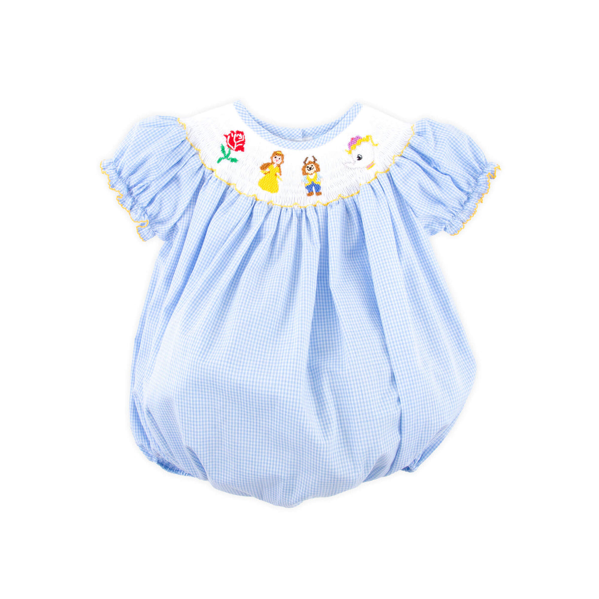 Beauty Princess Smocked Bubble