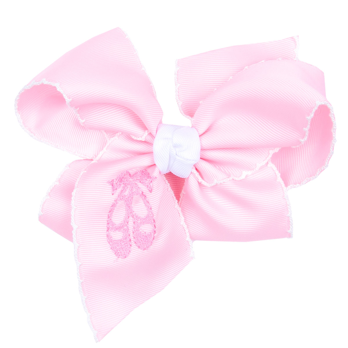 Ballet Slippers Embroidered Knotted Bow