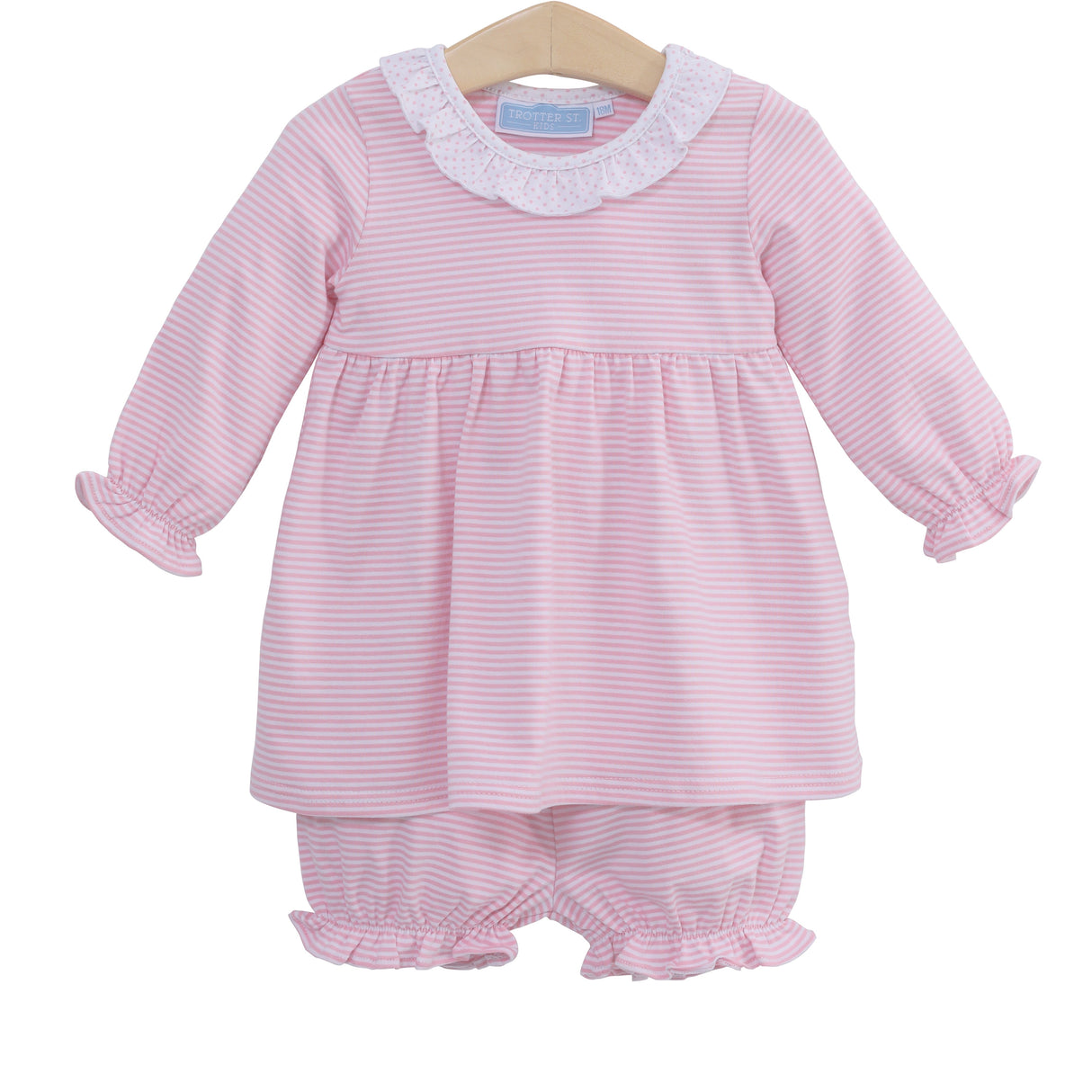 Georgia Stripe Knit Bloomer Set