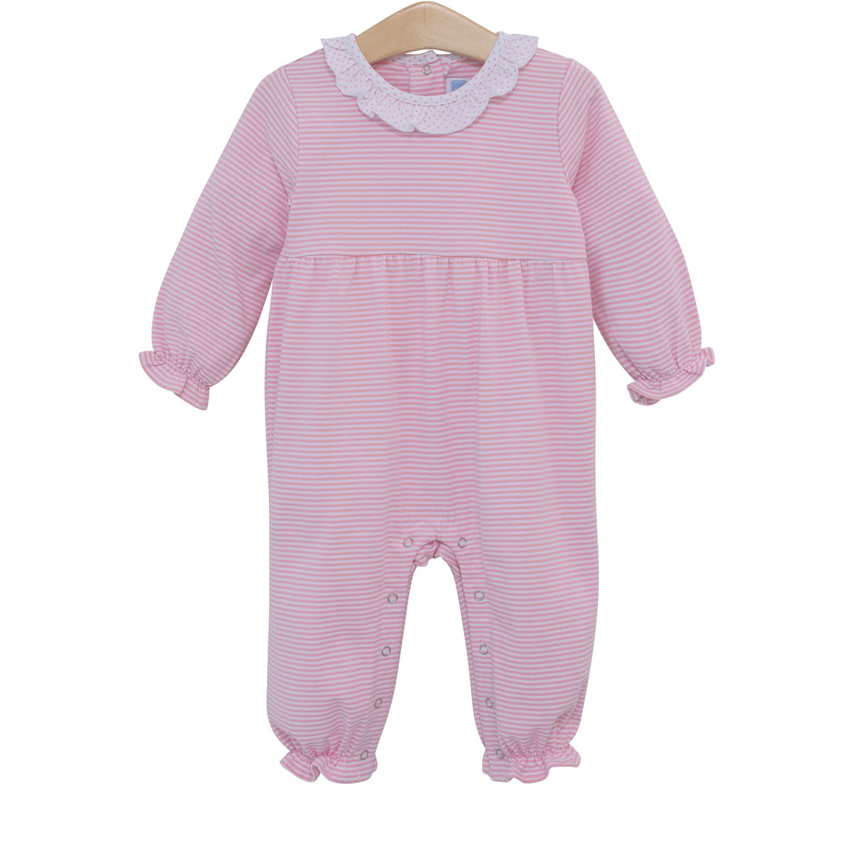 Stripe Knit Romper With Heart Cherries