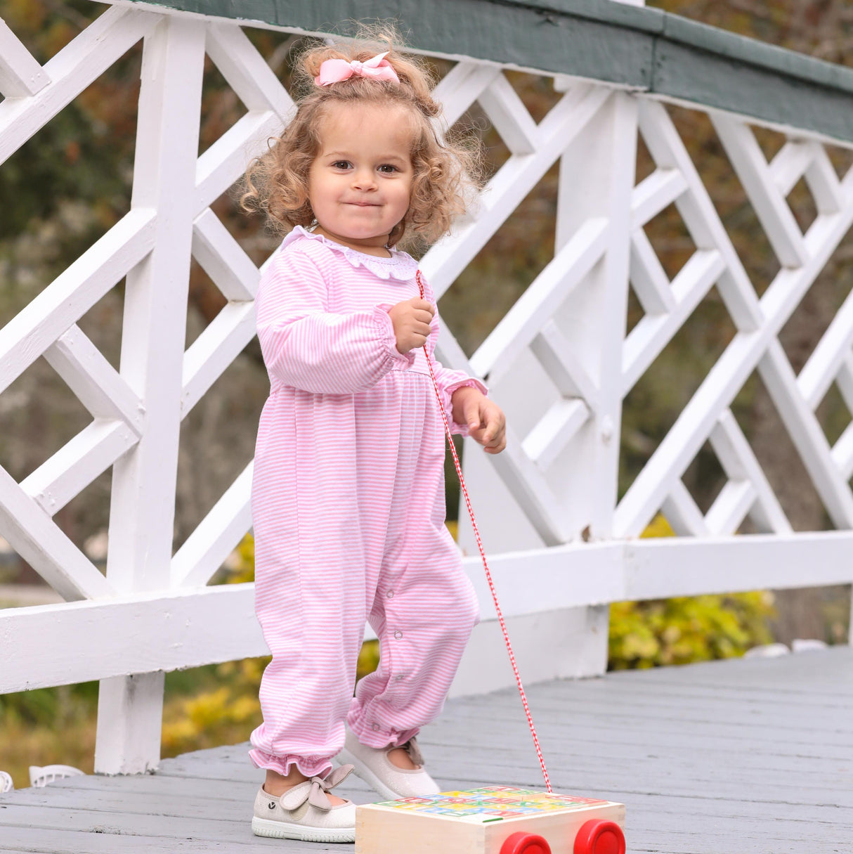 Georgia Stripe Knit Romper