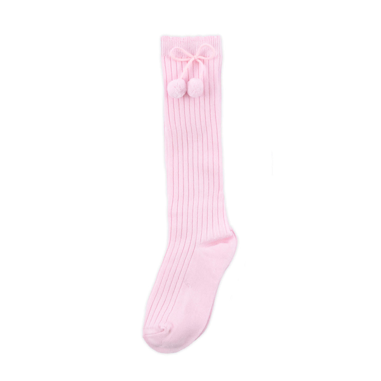 Pom Pom High Knee Socks