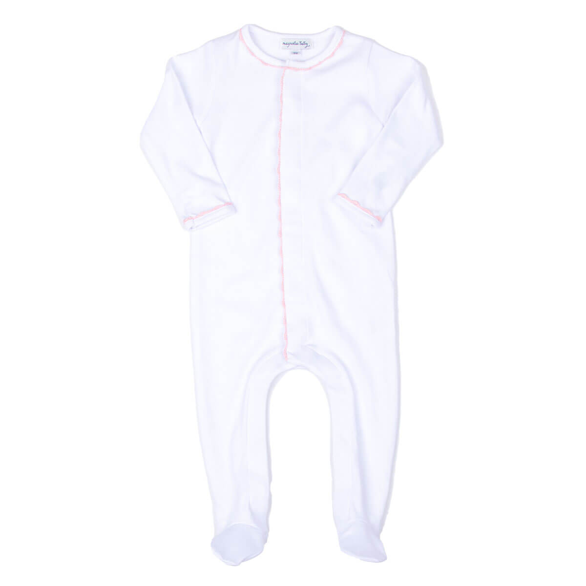 Baby Joy Footie with Crochet Trim