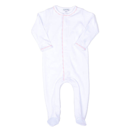 Baby Joy Footie with Crochet Trim