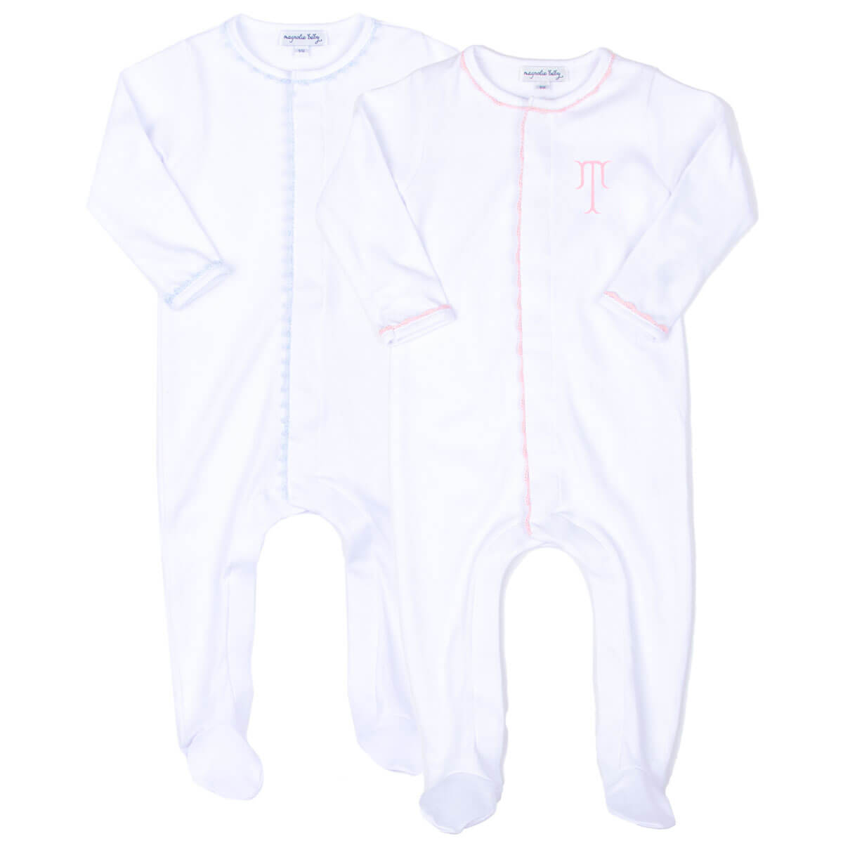 Baby Joy Footie with Crochet Trim