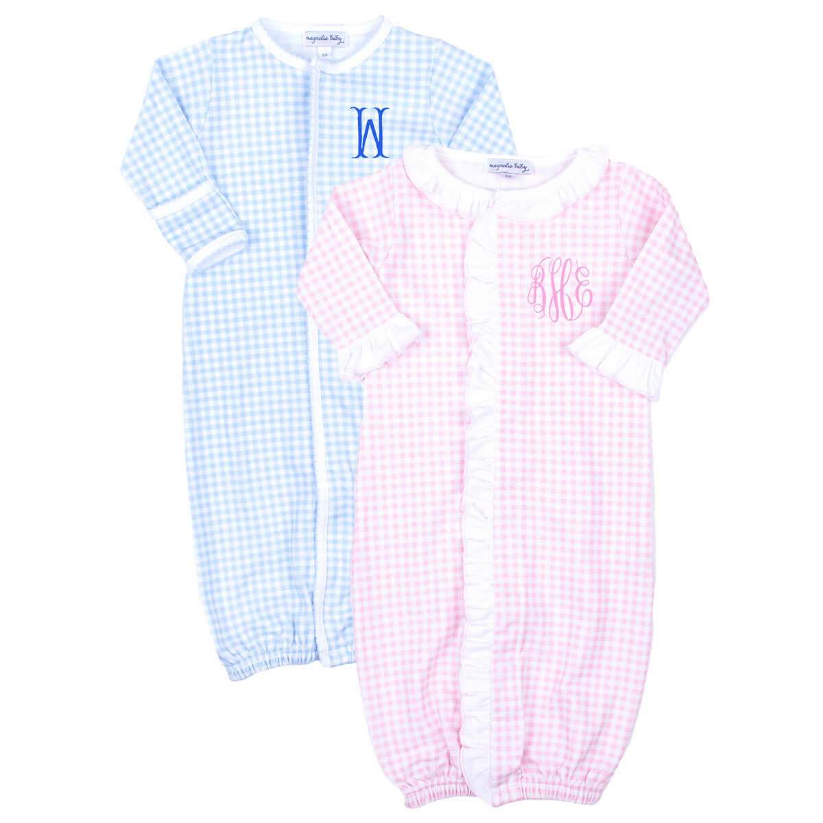 Mini Checks Knit Converter Gown