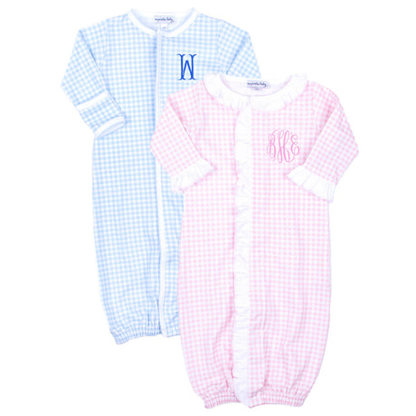 Mini Checks Knit Converter Gown
