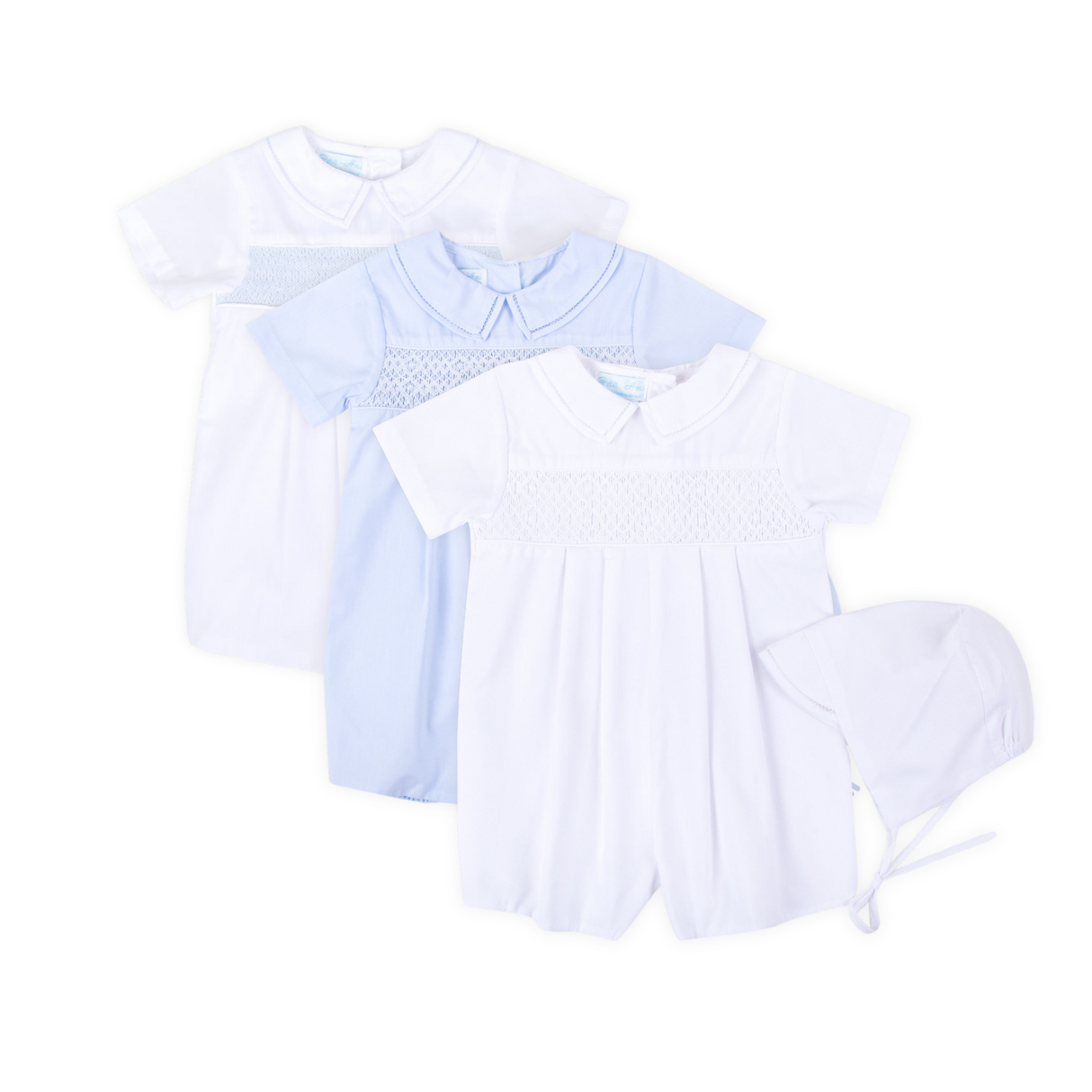 Classic Smocked Collared Shortall