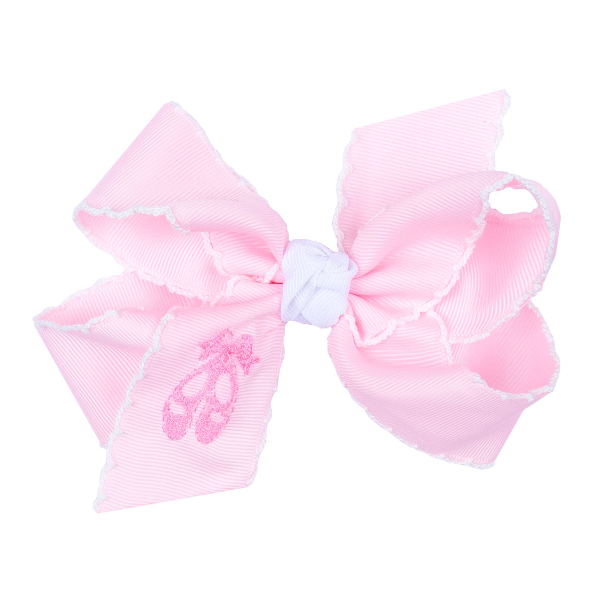 Ballet Slippers Embroidered Knotted Bow
