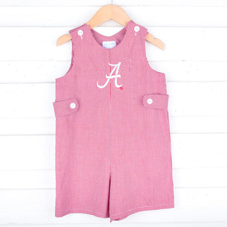 Alabama Embroidered Red Jon Jon