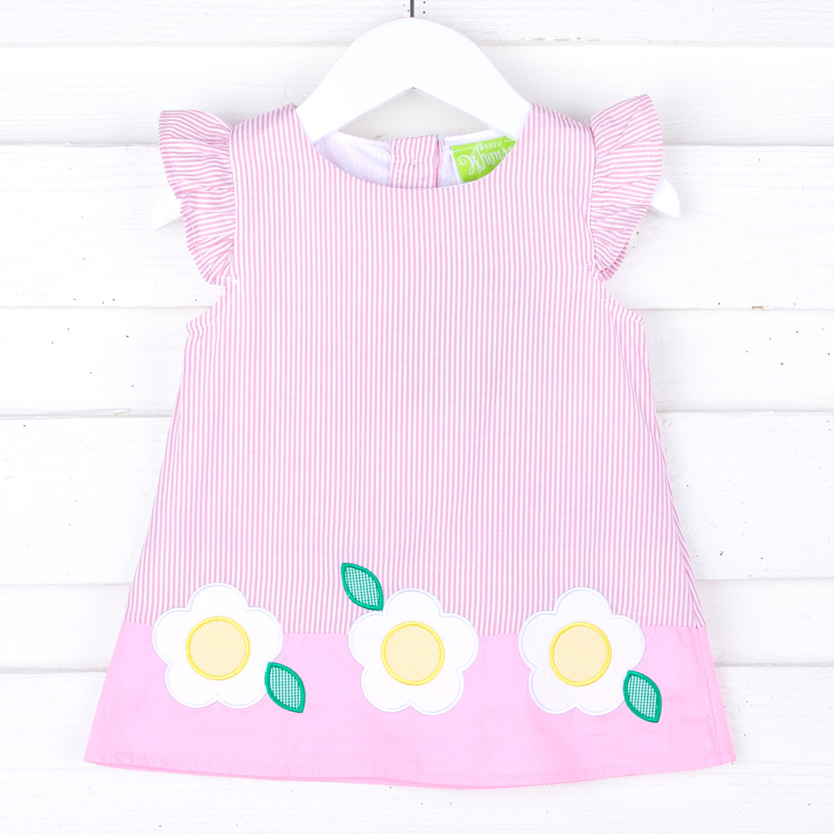 Daisy Pink Stripe Emery Dress