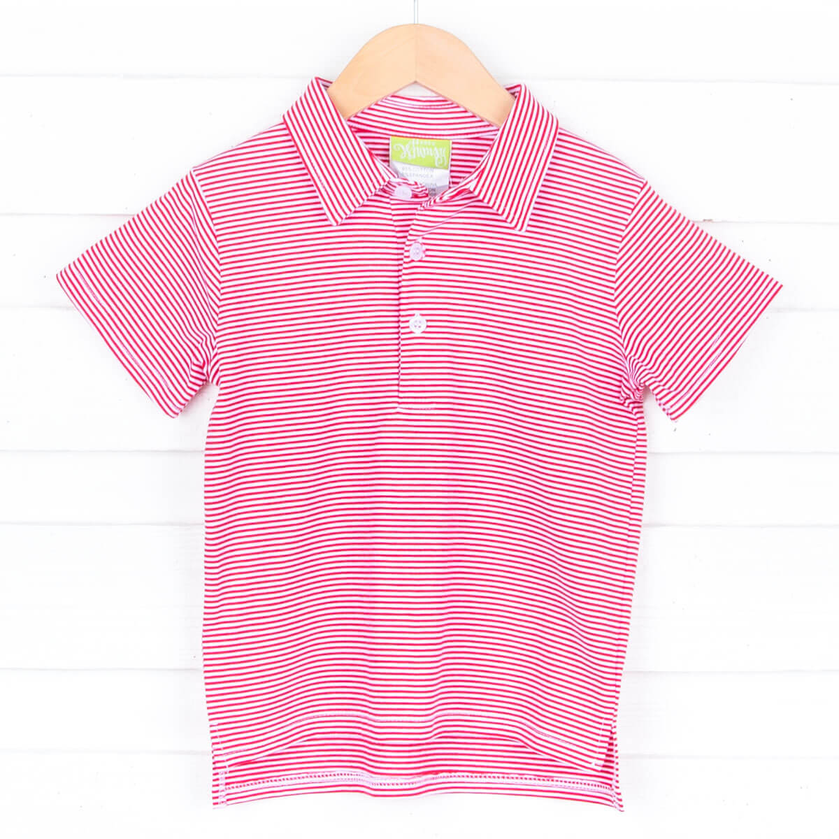 Red Stripe Polo