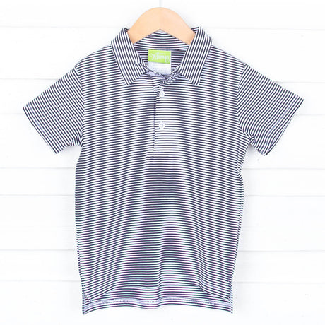 Black Stripe Polo