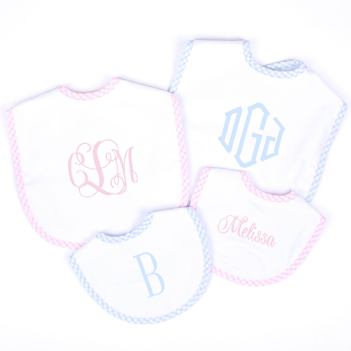 Big Check Burp Cloth Bib