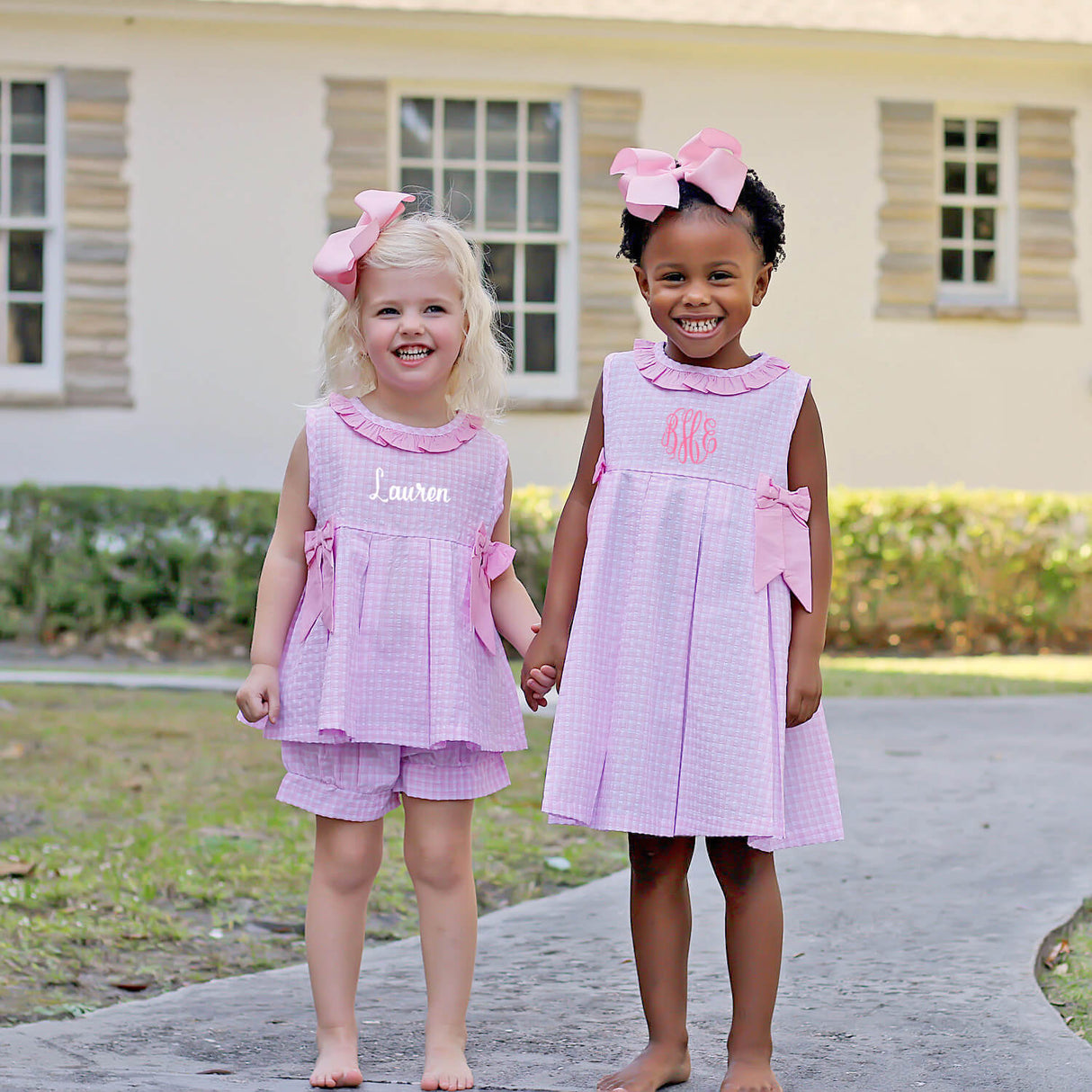 Hilton Head Plaid Pink Eloise Short Set