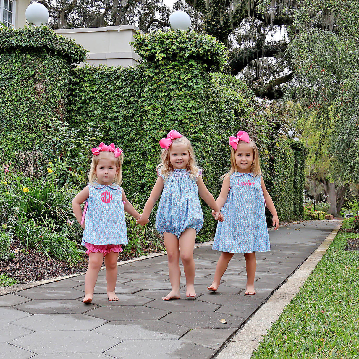 Floral Turquoise Grace Bloomer Set